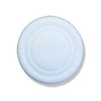 impex matt shank double rim buttons white