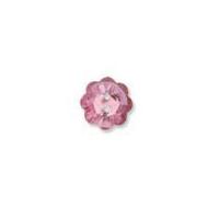 Impex Diamante Flower Buttons Pink