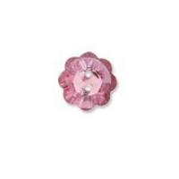 Impex Diamante Flower Buttons Pink