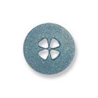 Impex Round Glitter Buttons Blue