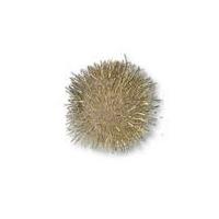 impex craft pompoms metallic gold