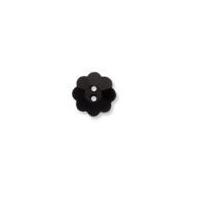 Impex Diamante Flower Buttons Black