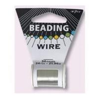 Impex 34 Gauge Copper Beading Wire 22m Silver