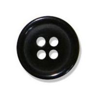 Impex 4 Hole Jacket Buttons 24mm Black