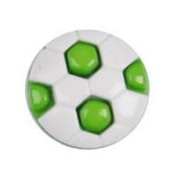 Impex Football Shape Novely Buttons Green