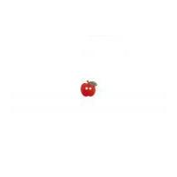 Impex Novelty Apple Shape Buttons Red