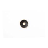 Impex Round Shell Effect 4 Hole Buttons Grey & Gold