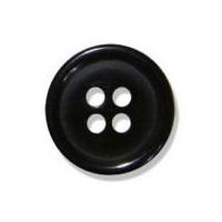 Impex 4 Hole Jacket Buttons 19mm Black