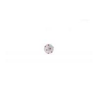 Impex Spotty Fabric Covered Round Buttons White & Red