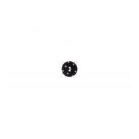 Impex Spotty Fabric Covered Round Buttons Black & White