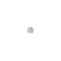 Impex Spotty Fabric Covered Round Buttons White & Black