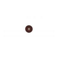 Impex Round Debossed Flower Buttons Brown