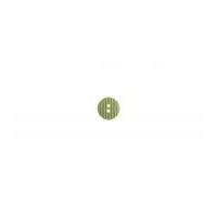 impex round 2 tone lined stripey buttons green