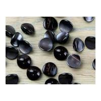 impex round pearl shank buttons brown