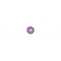 Impex Round Debossed Flower Buttons Lilac