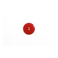 Impex Plain Round Glossy Smartie Buttons Red