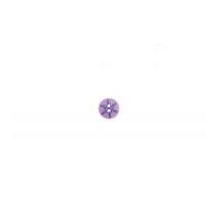 Impex Round Printed Snowflake Buttons Lilac & Purple