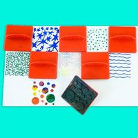Impression Stamps. Pack of 6