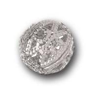 Impex Deluxe Filigree Bead Jewellery Findings 8mm Silver