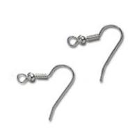 Impex Deluxe Ear Wire Jewellery Findings Silver