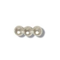 Impex Round Pearl Beads Cream