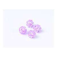 impex rhinestone crystal acrylic beads lilac