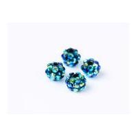 Impex Rhinestone Crystal Acrylic Beads Blue