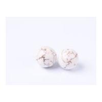 Impex Semi Precious Beads White Howlite