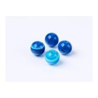 Impex Semi Precious Beads Agate Blue