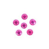 impex round stick on diamante jewels 4mm cerise