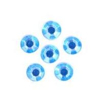 Impex Round Stick-On Diamante Jewels 5mm Blue