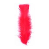 Impex Turkey Craft Feathers 17cm Red