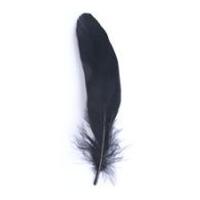 impex goose craft feathers 19cm black