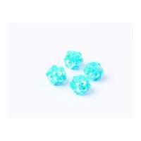 impex rhinestone crystal acrylic beads bright blue