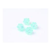 impex rhinestone crystal acrylic beads light blue