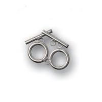 Impex Deluxe Toggle Clasp Jewellery Findings Silver