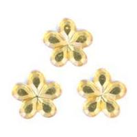 Impex Flower Stick-On Diamante Jewels Gold
