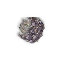 Impex Rhinestone Diamante Beads Lavender