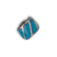 Impex Deluxe Large Hole Glass Beads Turquoise