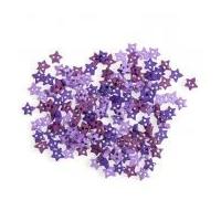 Impex Star Miniature Buttons Purple