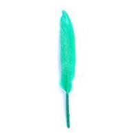 Impex Duck Craft Feathers With Glitter 14cm Green