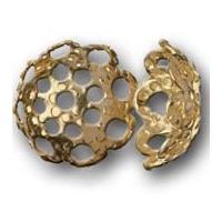 Impex Deluxe Filigree Cap Jewellery Findings Gold