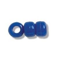 Impex Plastic Large Hole Crow Beads Royal