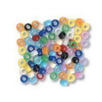 Impex Plastic Large Hole Crow Beads Mini Glow In The Dark