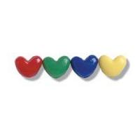 Impex Plastic Heart Shape Pony Beads Assorted Colours