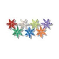 Impex Plastic Sunburst Shape Craft Beads Assorted Colours