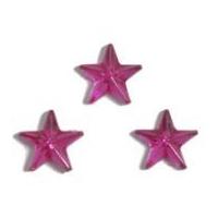 impex star stick on diamante jewels cerise