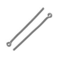 Impex Deluxe Thick Soft Eye Pin Jewellery Findings Silver