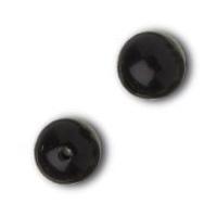 Impex Round Onyx Stone Craft Beads Black