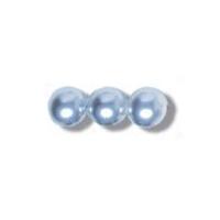 Impex Extra Value Glass Pearl Beads 4mm Silver